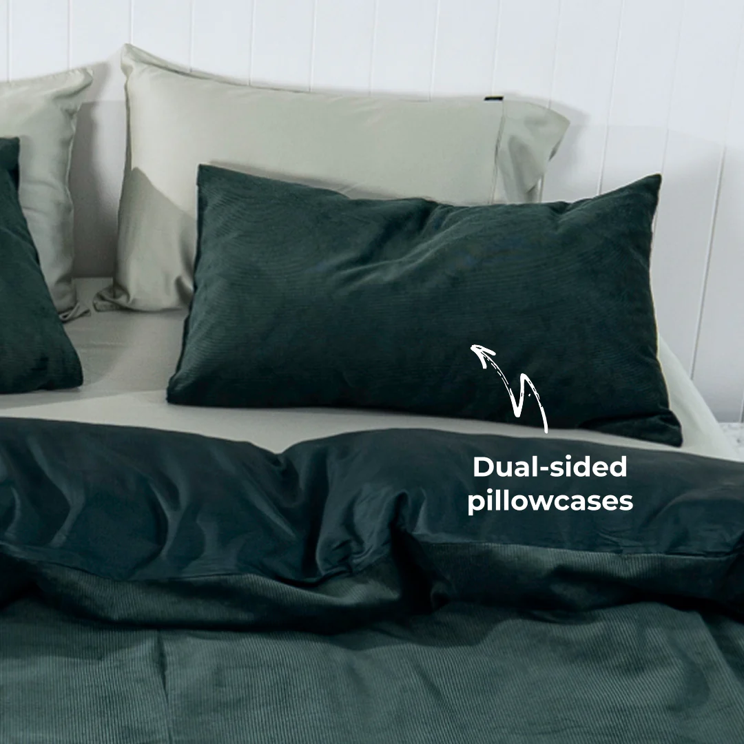 Corduroy Quilt Cover Set - Image 12