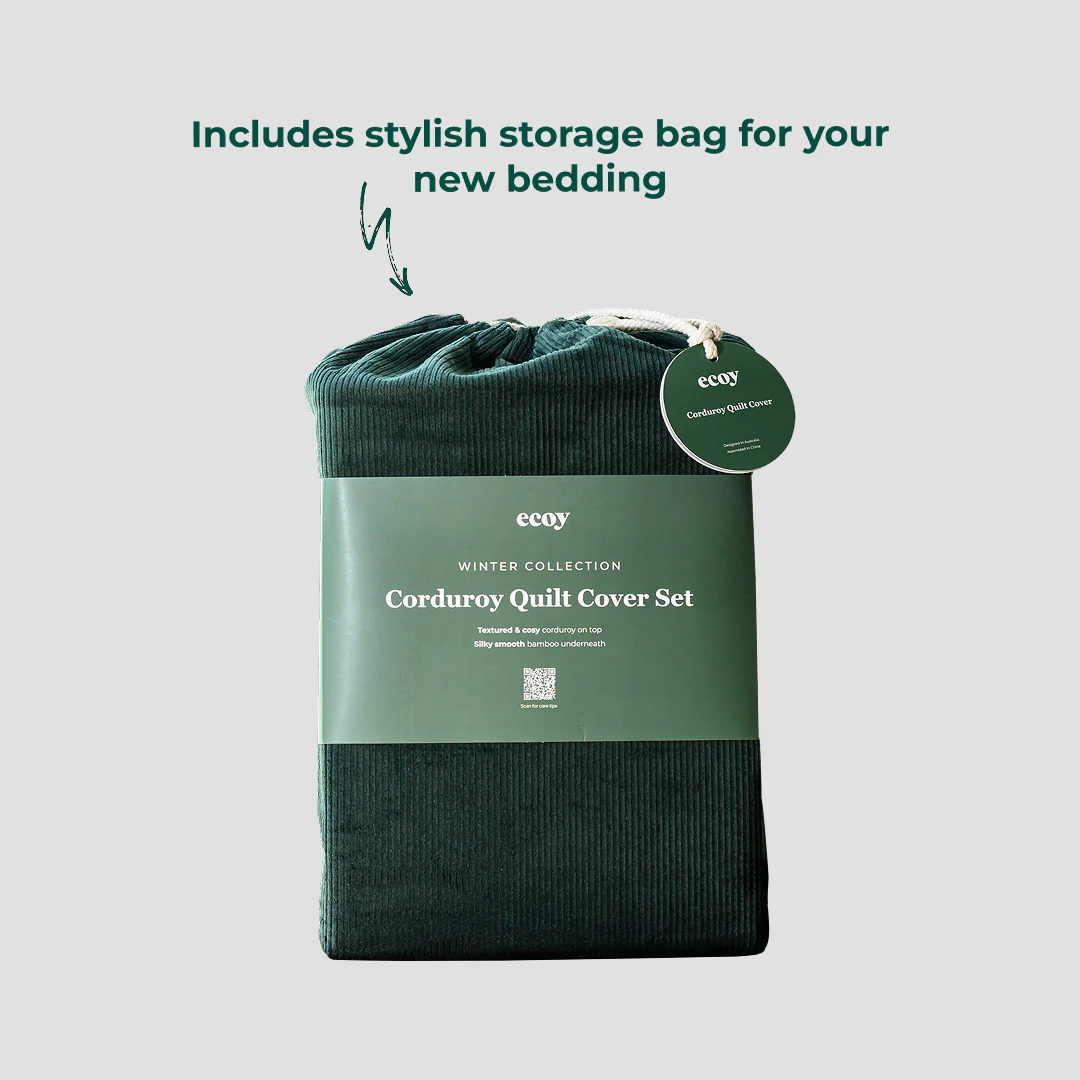 Corduroy Quilt Cover Set - Image 13