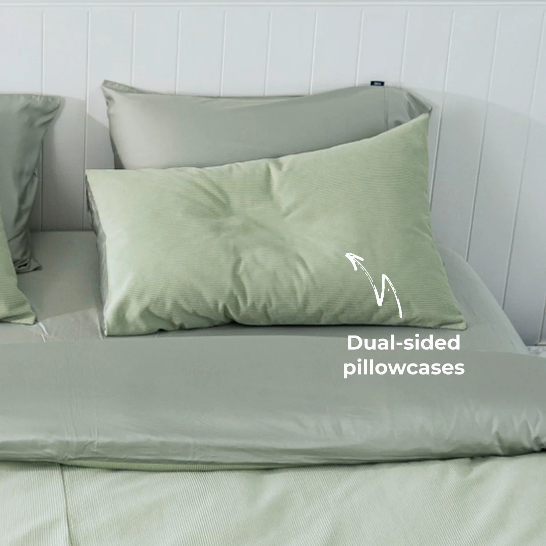 Corduroy Quilt Cover Set - Image 19