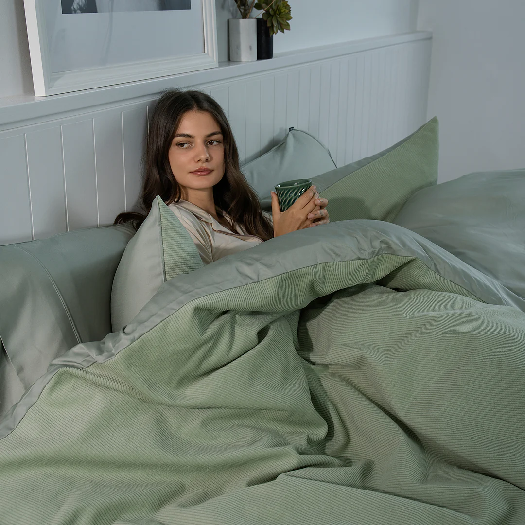 Corduroy Quilt Cover Set - Image 21