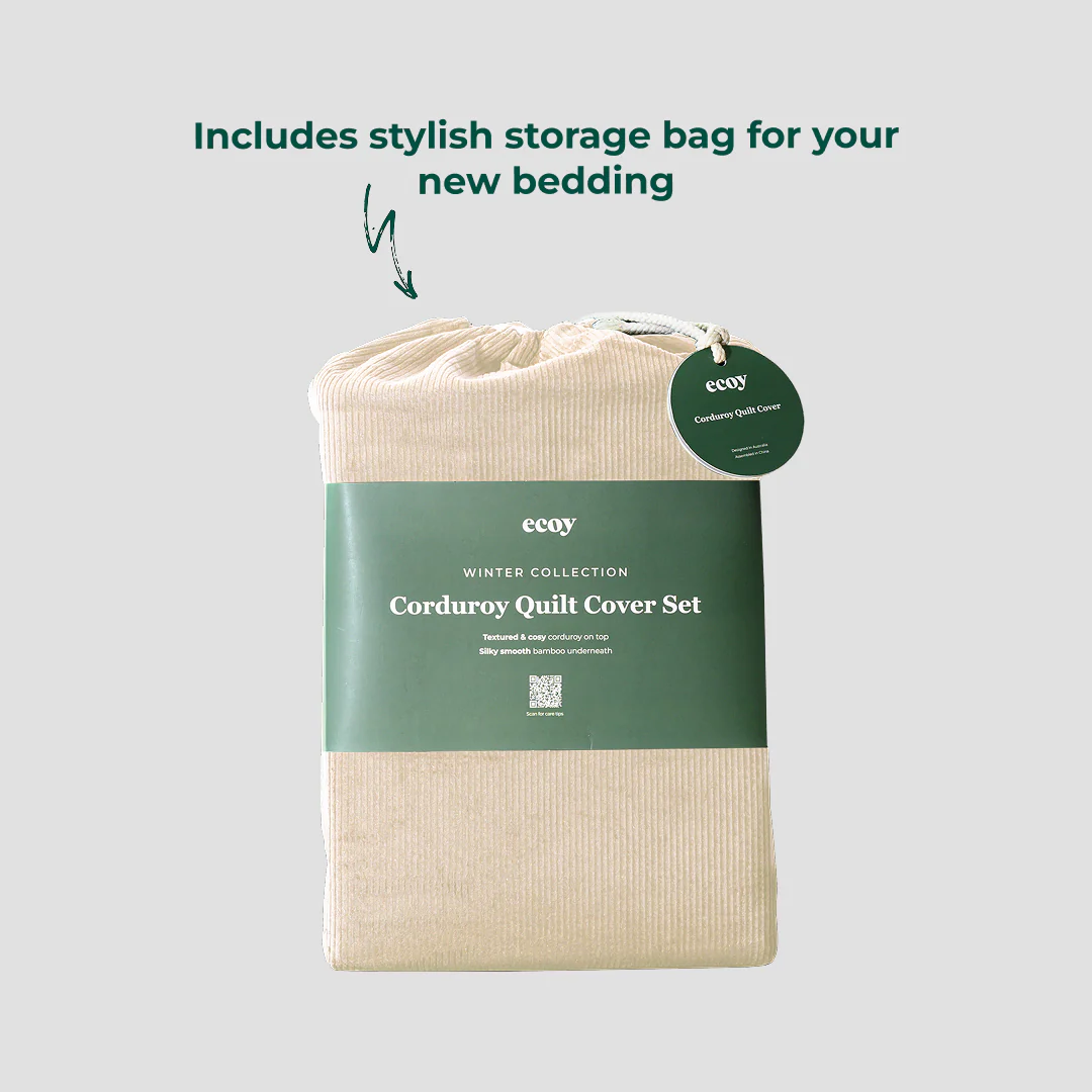 Corduroy Quilt Cover Set - Image 27