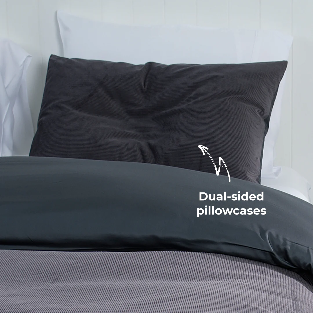 Corduroy Quilt Cover Set - Image 33