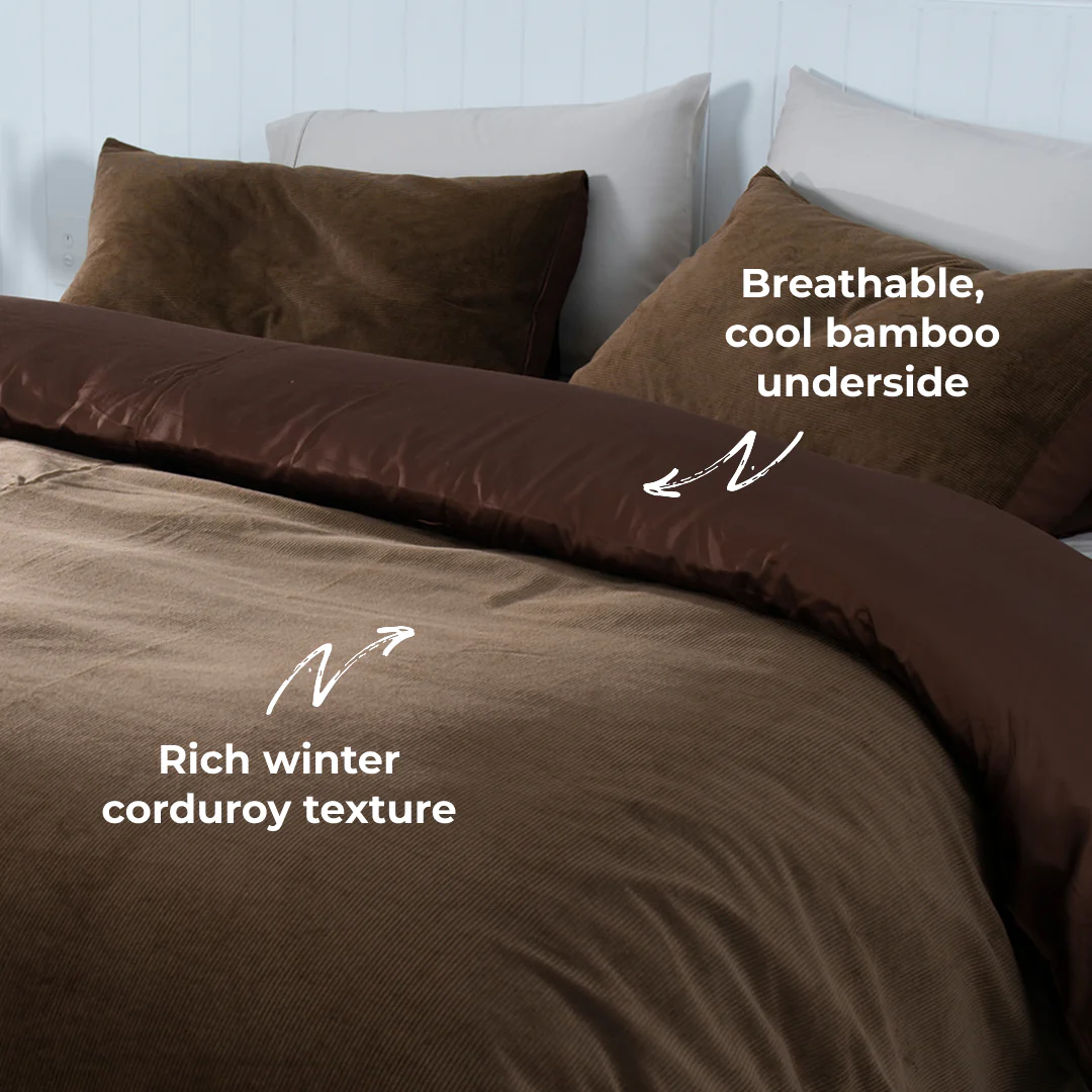 Corduroy Quilt Cover Set - Image 39