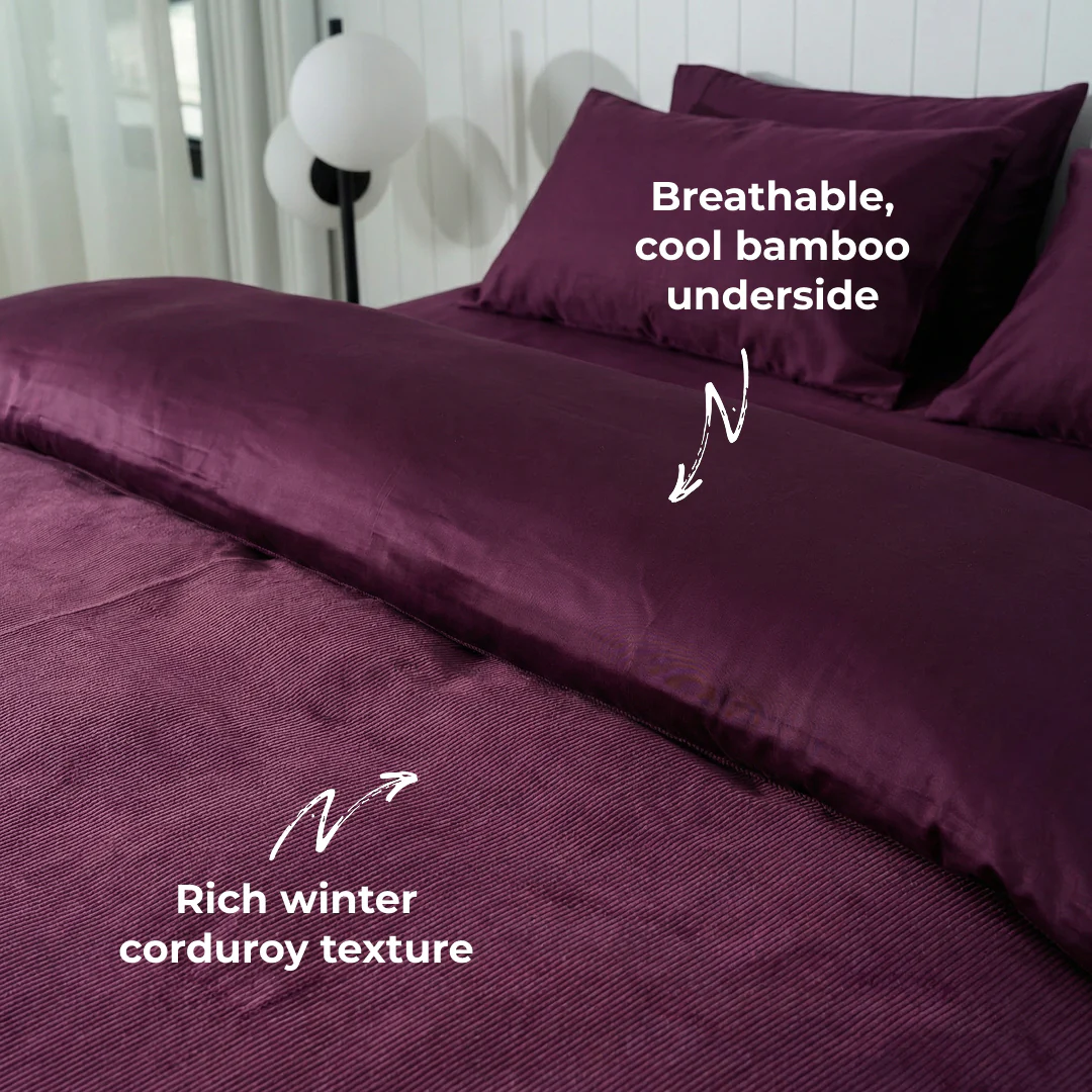 Corduroy Quilt Cover Set - Image 4