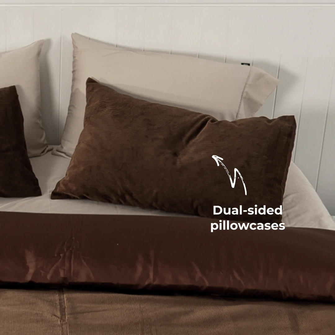 Corduroy Quilt Cover Set - Image 40