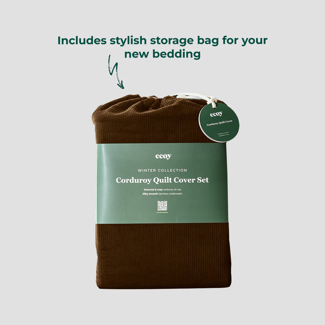 Corduroy Quilt Cover Set - Image 41