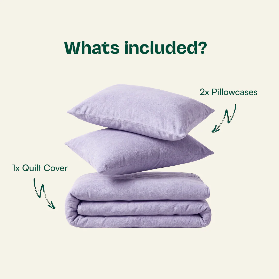 Flannelette Quilt Cover Set - Image 17