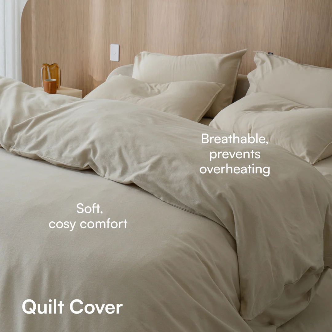 Flannelette Quilt Cover Set - Image 25