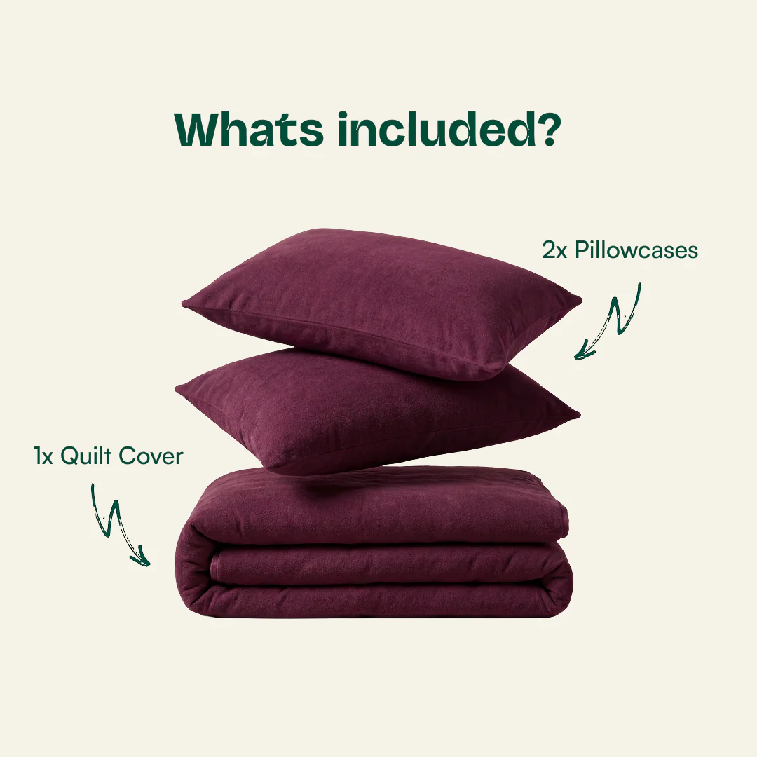 Flannelette Quilt Cover Set - Image 3