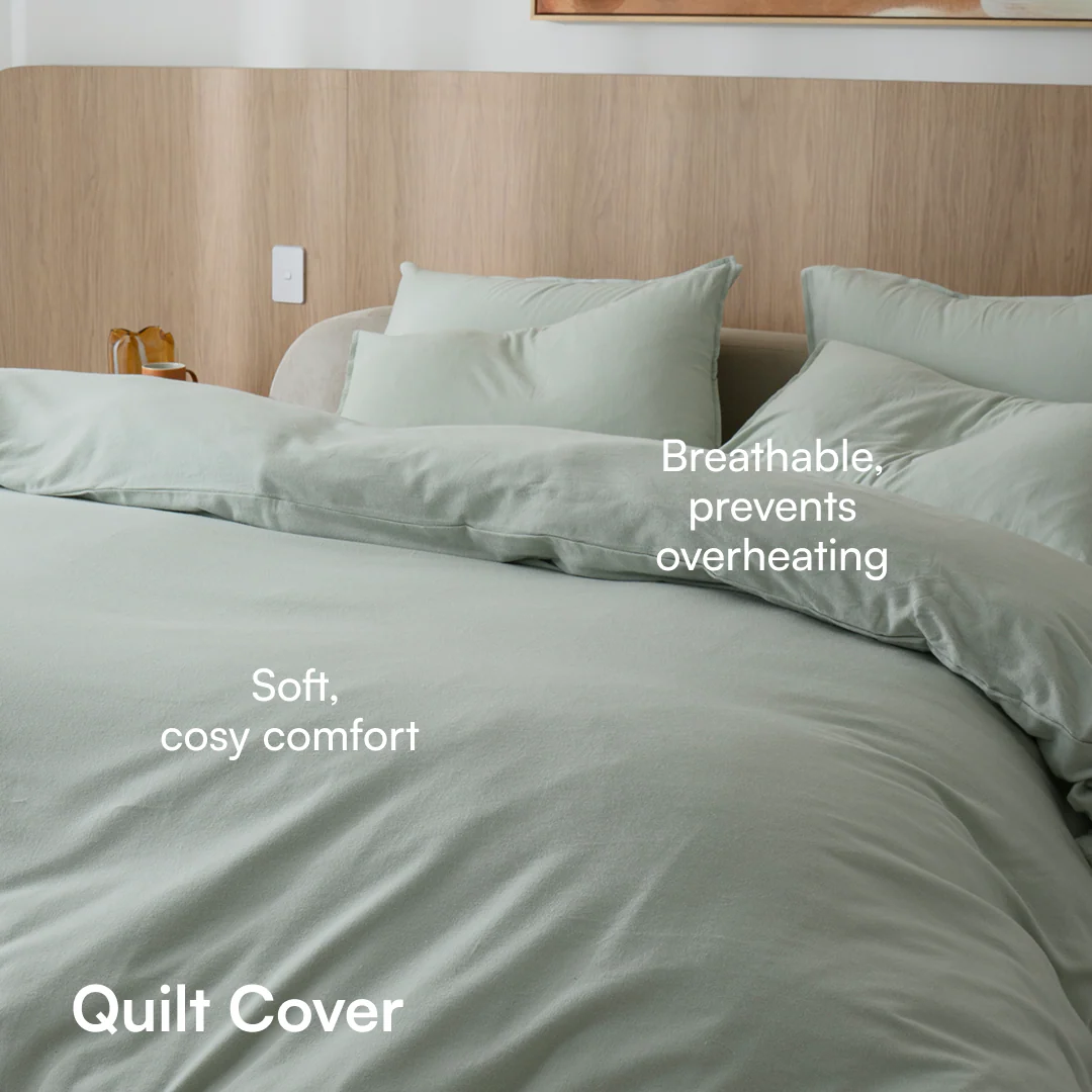 Flannelette Quilt Cover Set - Image 33
