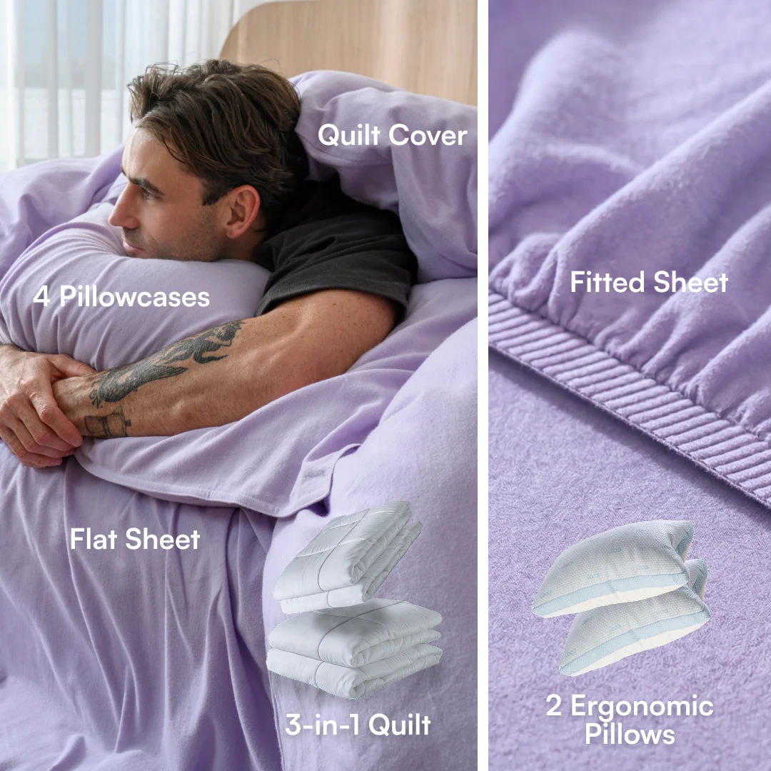 Flannelette Ultimate Bedding Bundle - Image 4